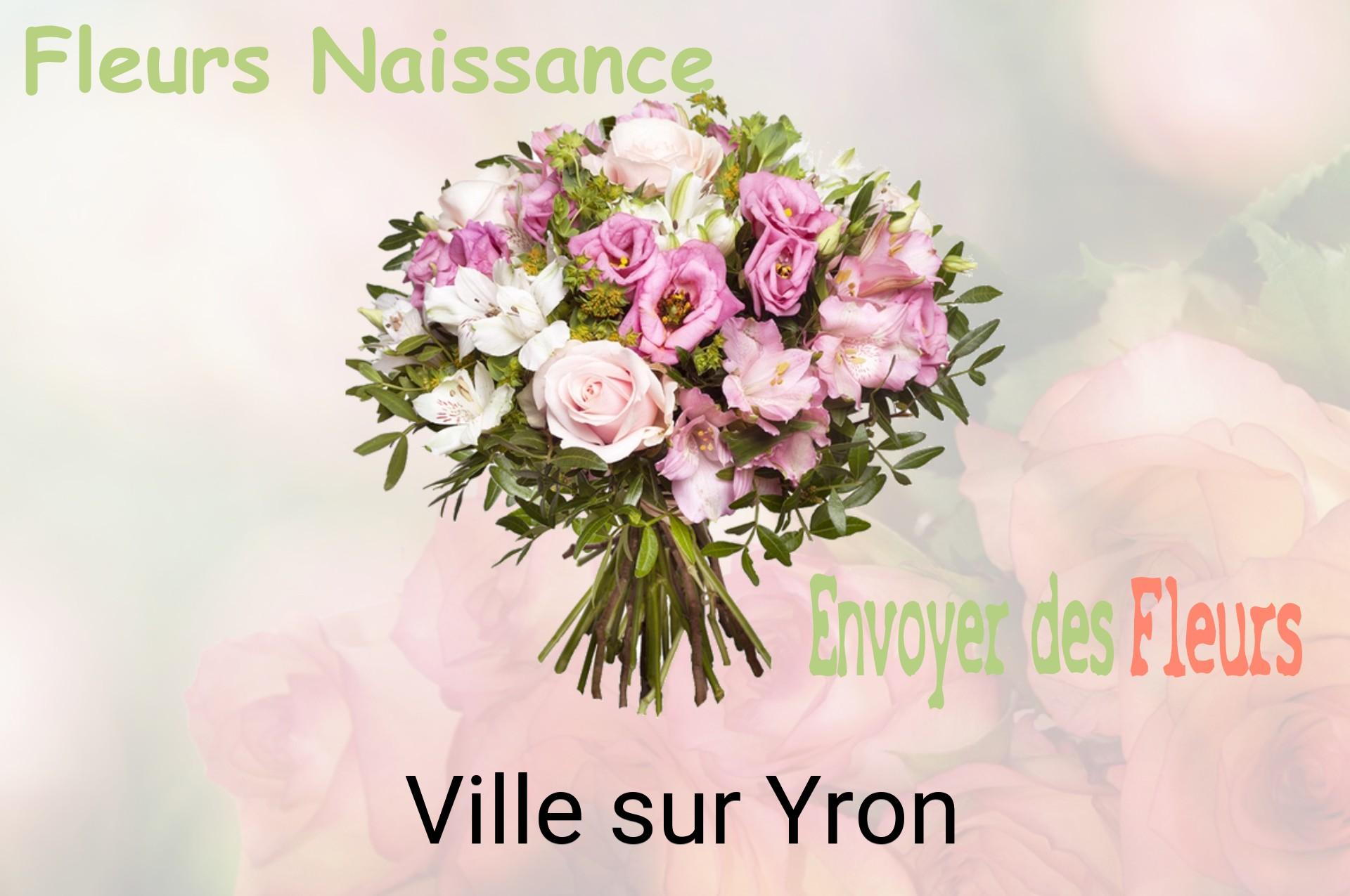 Bouquet de fleurs de naissance livré à Ville-sur-Yron